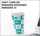 REPARER : Impossible d'activer Windows Defender