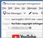Courriel Virus YouTube Copyright Infringement Warning