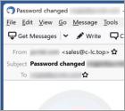 Courriel Arnaque Your Password Has Been Changed