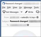 Courriel Arnaque Your Password Has Been Changed