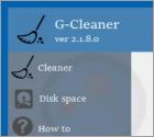 Application Non Désirée G-Cleaner