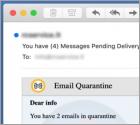 Arnaque Email Quarantine