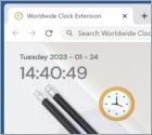 Pirate de Navigateur Worldwide Clock Extension