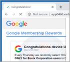 POP-UP Arnaque Congratulations Device User!
