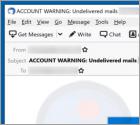 Arnaque Undelivered Mails