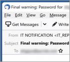 Courriel Arnaque Password Expiry Notification