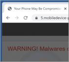 POP-UP Arnaque YOUR DEVICE MAY BE COMPROMISED