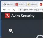 Arnaque POP-UP Avira Security