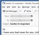 Courriel Arnaque Password Was Compromised Through A Legitimate Website