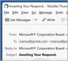 Courriel Arnaque Microsoft Ending Promotion Award