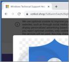 POP-UP Arnaque Critical Error IP Threat Detected