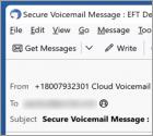 Courriel Arnaque Voicemail Message Received