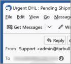 Courriel Arnaque DHL Unpaid Duty