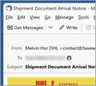Courriel Arnaque DHL Express - Incomplete Delivery Address