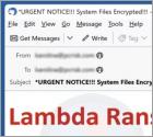 Courriel Arnaque Lambda Ransomware