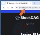 Crypto Drainer se fait passer pour le site web de BlockDAG