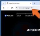 Arnaque APECOIN Airdrop