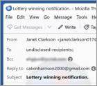 Courriel Arnaque 2026 FIFA World Cup Lottery