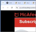 McAfee - Subscription Payment Failed POP-UP Arnaque