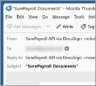 Courriel Arnaque SurePayroll