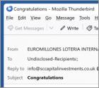 Courriel Arnaque EUROMILLONES LOTERIA INTERNATIONAL