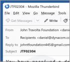 Courriel Arnaque John Travolta Foundation