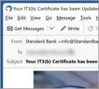 Courriel Arnaque Standard Bank IT3(b) Policy