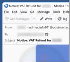 Courriel Arnaque VAT Refund