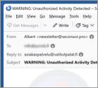 Courriel Arnaque Spam Activity Originating From Your Address