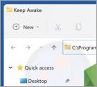 Keep Awake Application indésirable