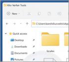 Klio Verfair Tools Application indésirable