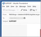 Courriel Arnaque Wells Fargo - Account Suspended