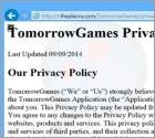 Logiciel de publicité TomorrowGames