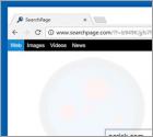 Redirection vers Searchpage.com
