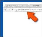 Redirection vers Clicknshare.net