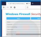 Arnaque Windows Firewall Warning Alert