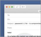 Arnaque 'Hacker Who Cracked Your Email And Device Email Scam'