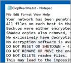 Logiciel de rançon (ransomware) Clop