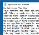 Logiciel de rançon (ransomware) Clop