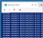 POP-UP Arnaque Windows Antivirus - Critical Alert