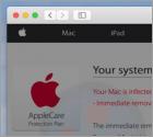 POP-UP Arnaque Apple.com-scan-mac.live (Mac)