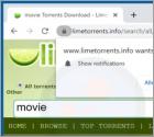 Publicités Limetorrents.info