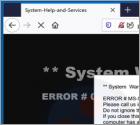 POP-UP Arnaque System Warning Alert