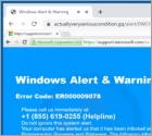POP-UP Arnaque Windows Alert & Warning