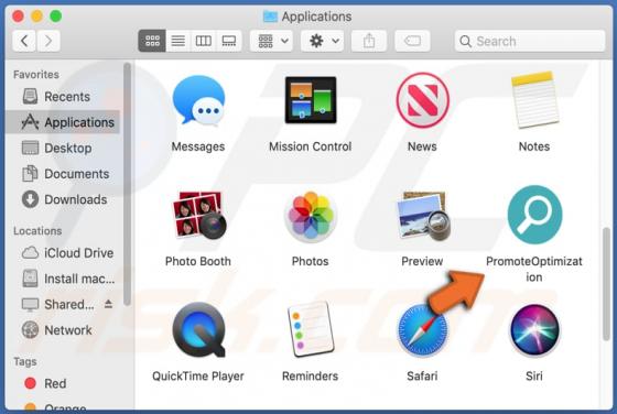 Publiciel PromoteOptimization (Mac)