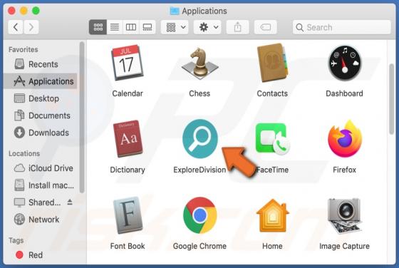 Publiciel ExploreDivision (Mac)