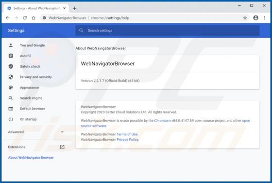 Publiciel WebNavigatorBrowser