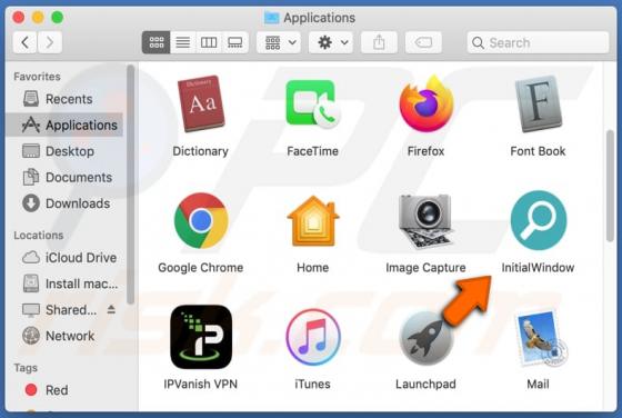 Publiciel InitialWindow (Mac)