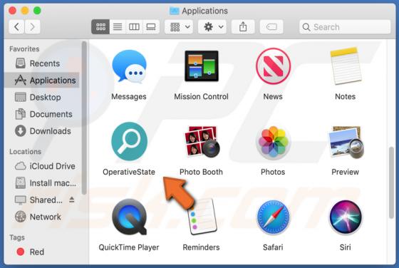 Publiciel OperativeState (Mac)