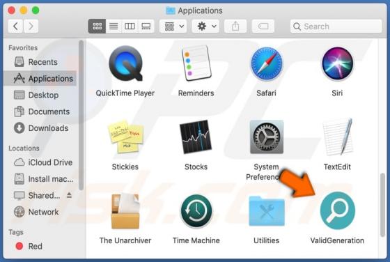 Publiciel ValidGeneration (Mac)